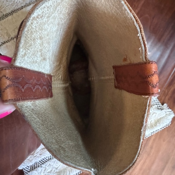 Vintage Frye Campus Boots Made in USA Distressed Leather Womens 7.5 - Picture 14 of 14